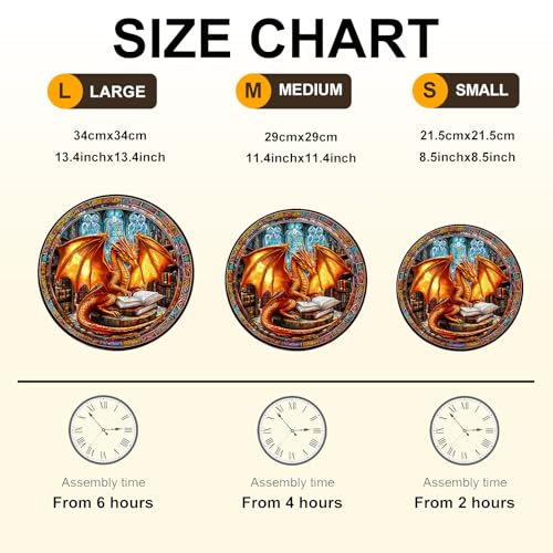 Wooden Puzzles for Adults (300 Count)