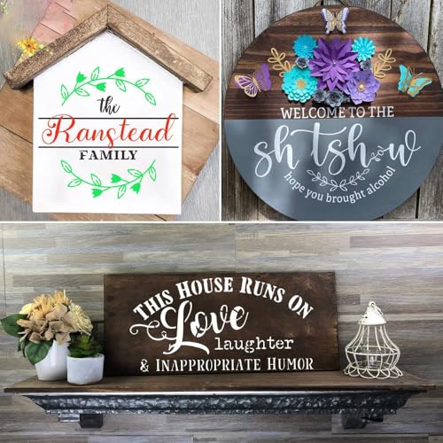 Welcome Stencils for Painting on Wood Sign