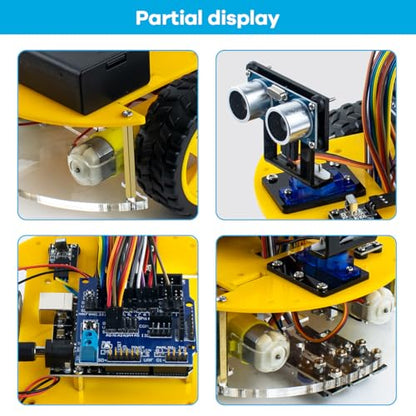 Smart Robot Car Kit Include Ultrasonic Sensor