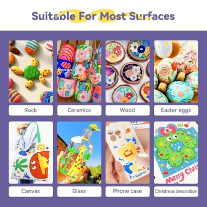 30 Colors Acrylic Paint Pens for Rock Painting