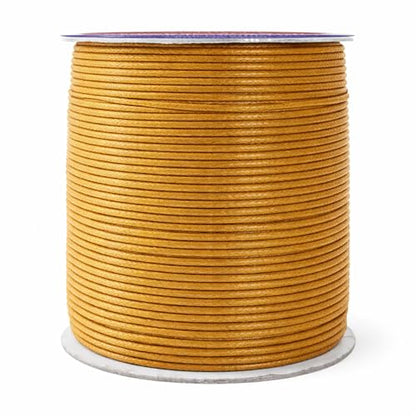 1.5mm Dark Goldenrod Waxed Cord