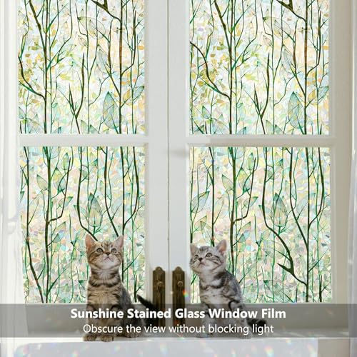 Window Privacy Film Stained Glass