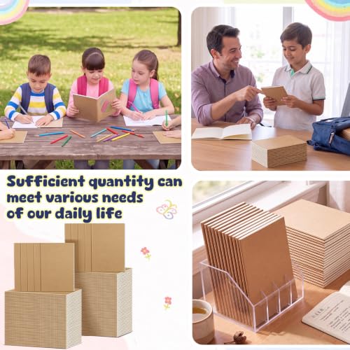 100 Pack A6 Composition Notebooks 4"x5.8" Wide Ruled Notebook