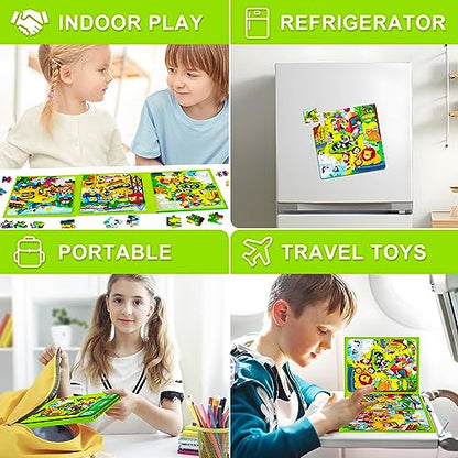 Magnetic Puzzles for Kids Ages 4 (97 Count)