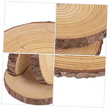 3pcs Outdoor Wooden Stepping Stones Japandi Decor Round Wood Outdoor Garden Paver Patio Stepping Log Garden Stone Kit