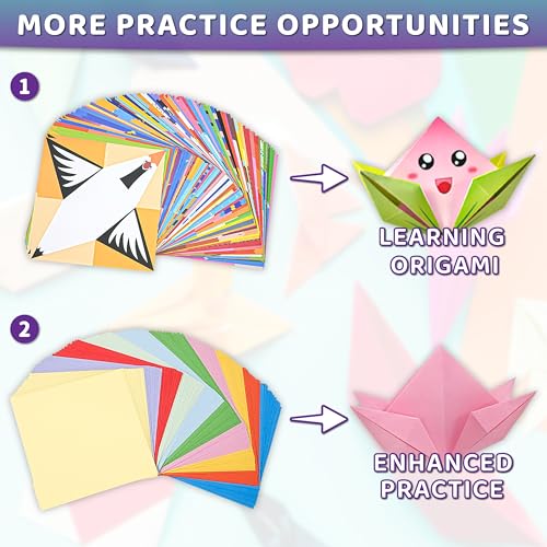 238 Sheets Origami Paper Kit for Age 5 (238 Count)