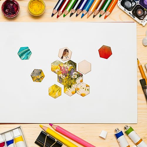 Hexagon Wood Pieces