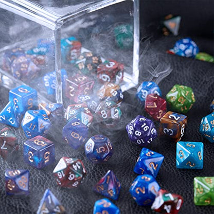 182pcs Polyhedral Dice Set for Dungeon and Dragons MTG Table Games (182 Count)