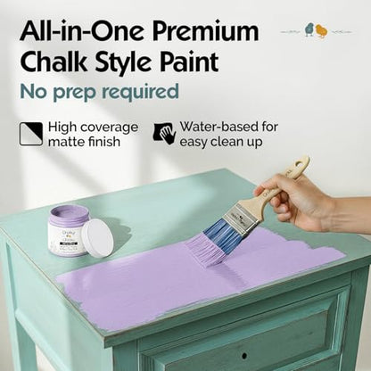 Sweet Lilac 16 Fl Oz Chalk Paint for Furniture All in One