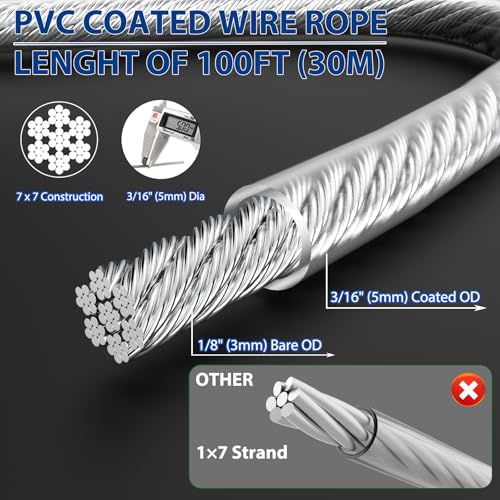 3 16" Wire Rope Kit