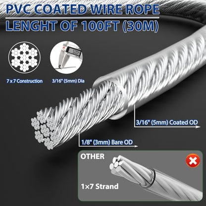 3 16" Wire Rope Kit