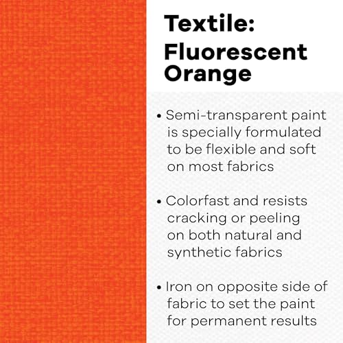 Textile Color Fluorescent Orange (8 Fl Oz)
