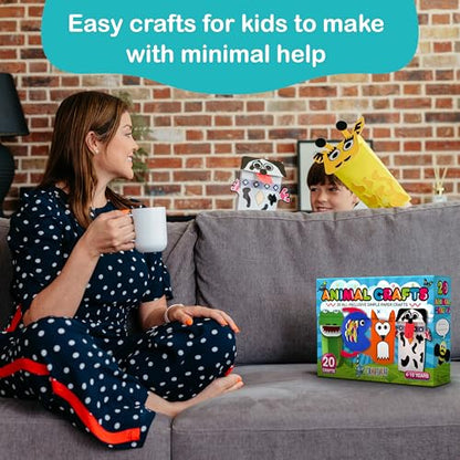 20 Award Winning Animal Toddler Arts and Crafts for Kids Ages 3