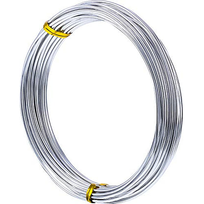 1 Roll Aluminum Wire for Jewelry Making (32.8 Foot)