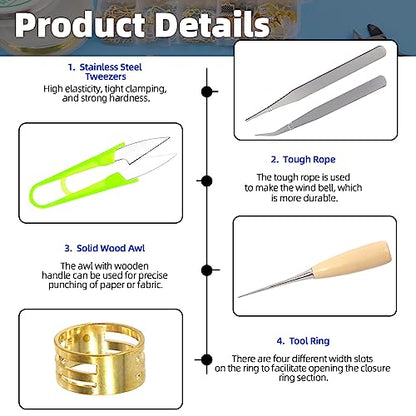 8Pcs Jewelry Making Pliers Tools Kit includes Needle Nose Pliers