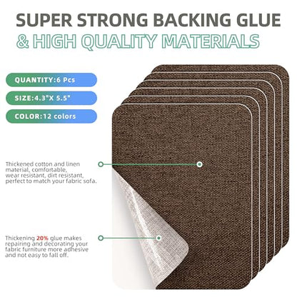Coarse Linen Repair Patches