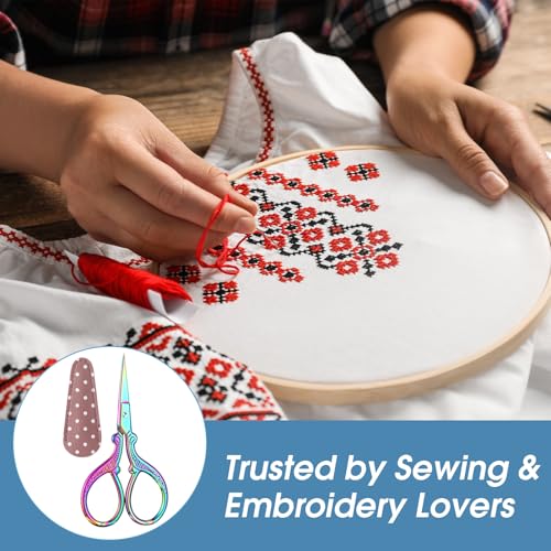 6 Pcs Small Embroidery Scissors (6 Count)