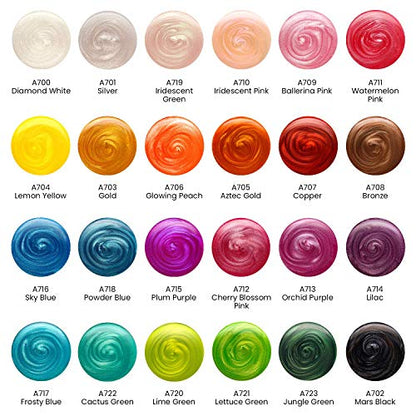 Metallic Watercolor Paint Set (24 Fl Oz)