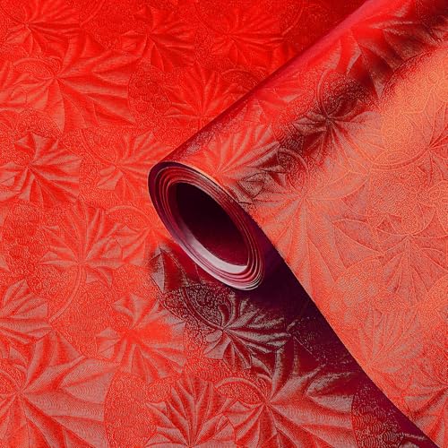 Embossed Floral Foil Wrapping Paper