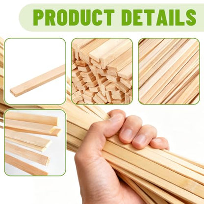 Extra Long Bamboo Craft Sticks (300 Count)
