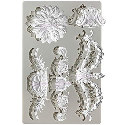Baroque Style Ornament Curlicues Silicone Molds 3
