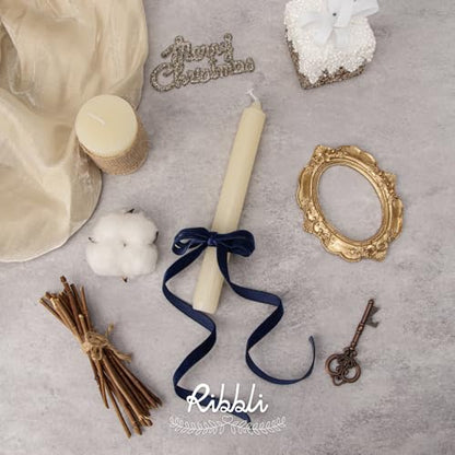 Polyester Navy Velvet Ribbon
