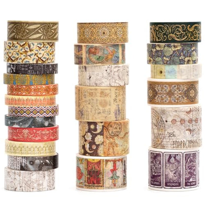Vintage Washi Tape Set (24 Count)