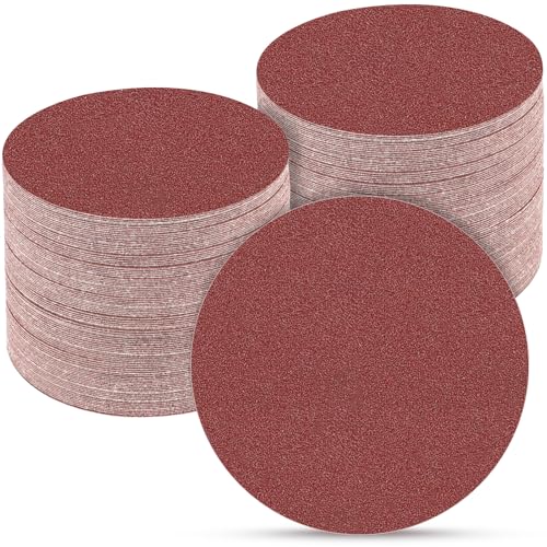 100PCS 5 Inch Sanding Discs 80 Grit Sandpaper for Orbital Sander (100 Count)