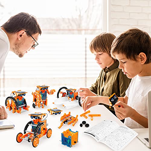STEM 13-in-1 Education Solar Power Robots Toys for Boys Age 8-12