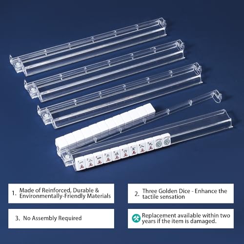 Mahjong Racks with Pushers (8 Count)