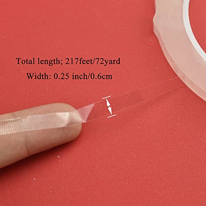 Clear 0.25Inch Wide