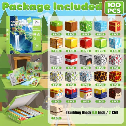 Magnetic Blocks (100 Count)