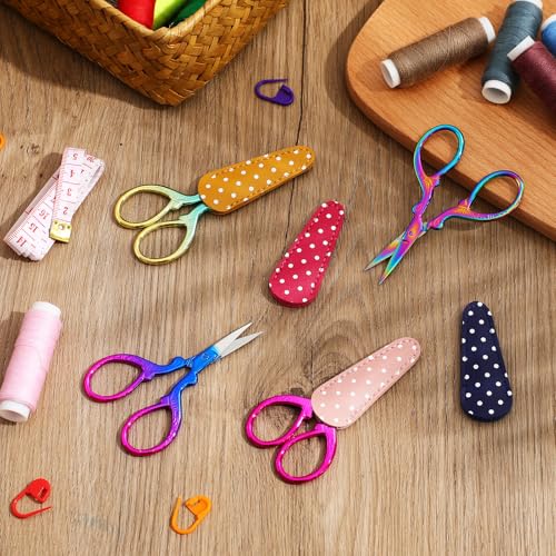 4 Pcs Small Embroidery Scissors (4 Count)