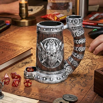DND Dice Tower Mug Dice Roller Tower with 7 PCS Dice Set