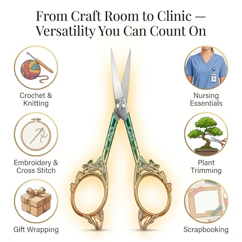 Crochet Scissors with Cover