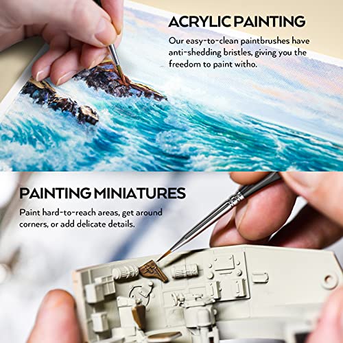 15 PCS Detail Paint Brushes (15 Count)