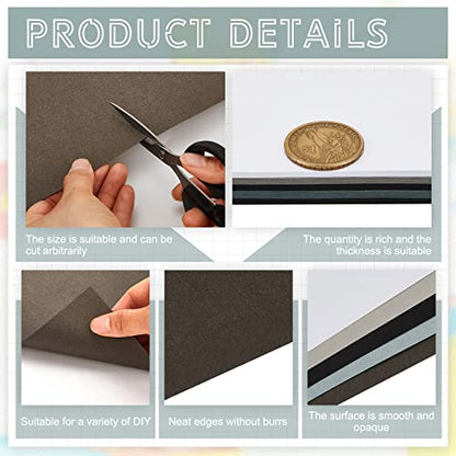 100 Sheets 5 Shades Cardstock Paper (100 Count)