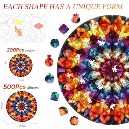 Wooden Puzzles for Adults 200 Pieces (200 Count)
