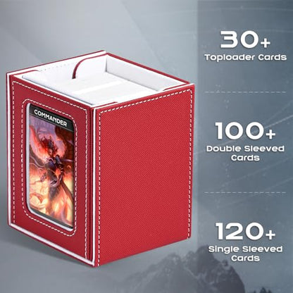 MTG Deck Box with Commander Window Display