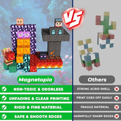 Magnetic Blocks with Light up Blocks (150 Count)