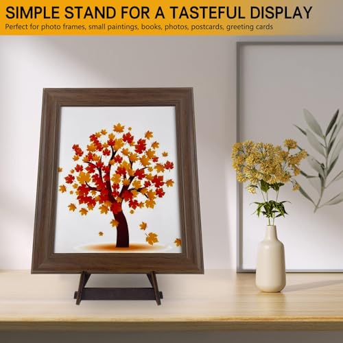 2 Pack 13 Inch Wooden Large Plate Display Stands