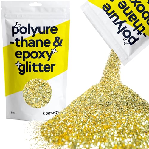 Resin Glitter Sand Gold 100g Fine Polyurethane & Epoxy Glitter (3.5274 Ounce)