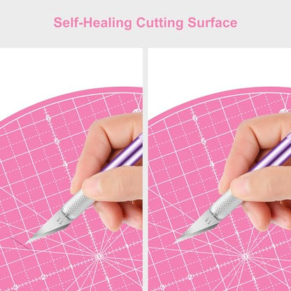 13"x13" Round Rotating Cutting Mat