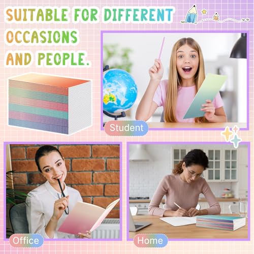 100 Pack A5 Composition Notebooks 5"x8" Wide Ruled Notebook (100 Count)