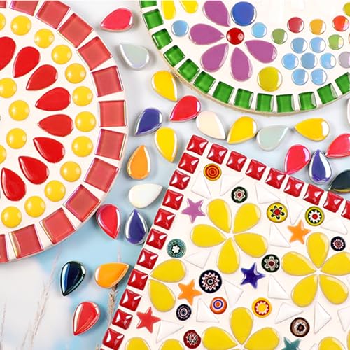 Mosaic Tiles for Crafts (100 Count)