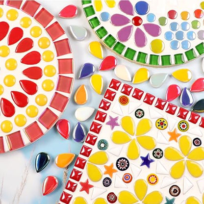 Mosaic Tiles for Crafts (100 Count)