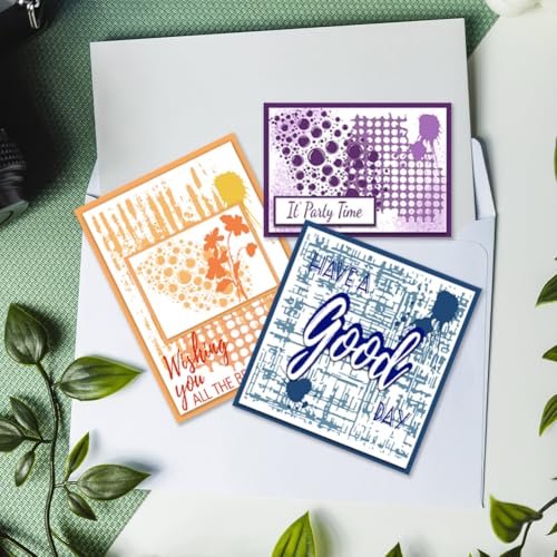 Clear Stamp Mottled Patterns Silicone Stamps for DIY Scrapbooking Photo Album Decorative Cards Making Background Holiday Card Making Album Crafts