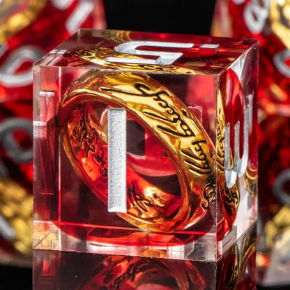 Magic Lord Rings DND Dice Set with Box
