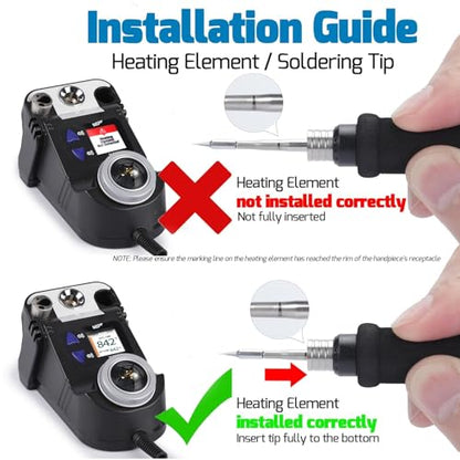982 V Micro Soldering kit with 5 C245 Soldering Iron Tips