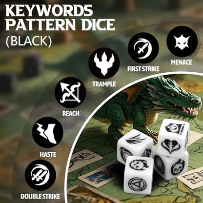 48 Pieces Abilities Keywords Counter Dice MTG Dice 1